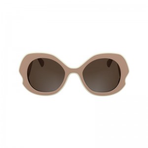 Pink / Multicolor Longchamp Plant Based Resin Women Sunglasses | US-982SFGWMX