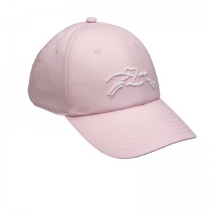 Pink / Multicolor Longchamp Solid Women Cap | US-510VABNZR