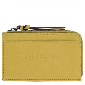 Yellow Longchamp 3D Men Card Holder | US-327DQSVEM