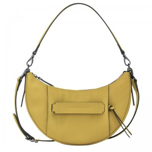 Yellow Longchamp 3D S Women Crossbody Bag | US-471JKDZSL