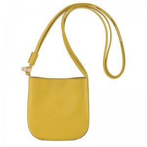 Yellow Longchamp Le Roseau S Women Crossbody Bag | US-924RAFXTN