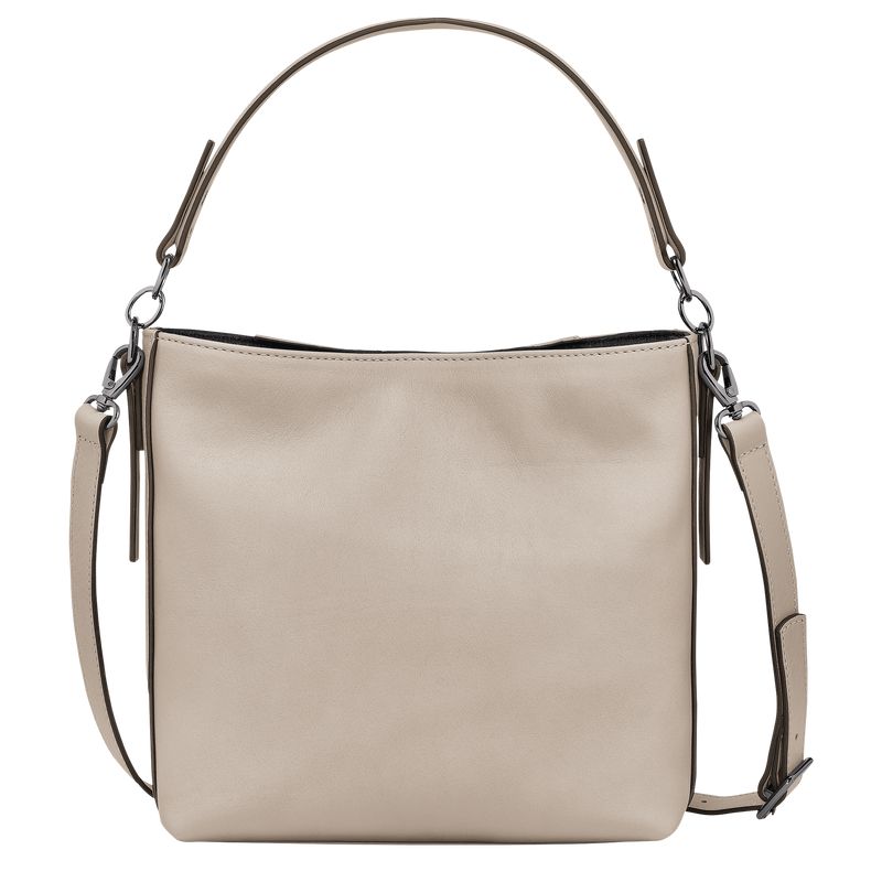 Beige Longchamp 3D S Women Crossbody Bag | US-579KXCWLO