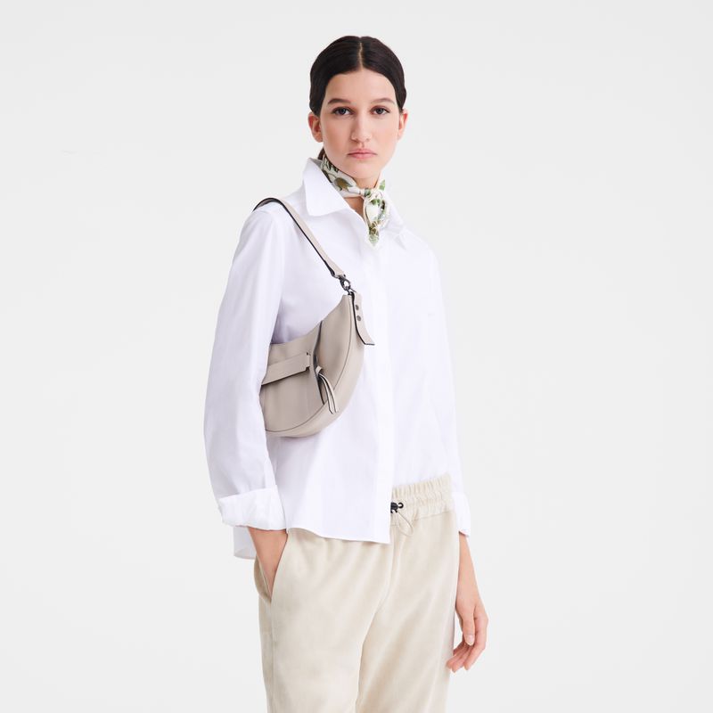 Beige Longchamp 3D S Women Crossbody Bag | US-568MNXLWO
