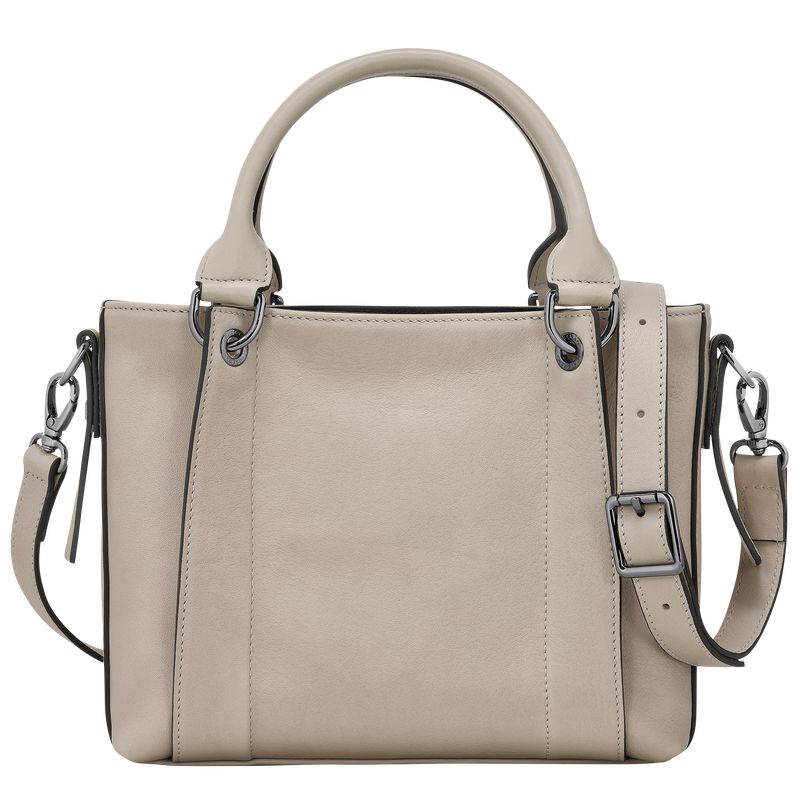 Beige Longchamp 3D S Women Handbag | US-547PZTGEM