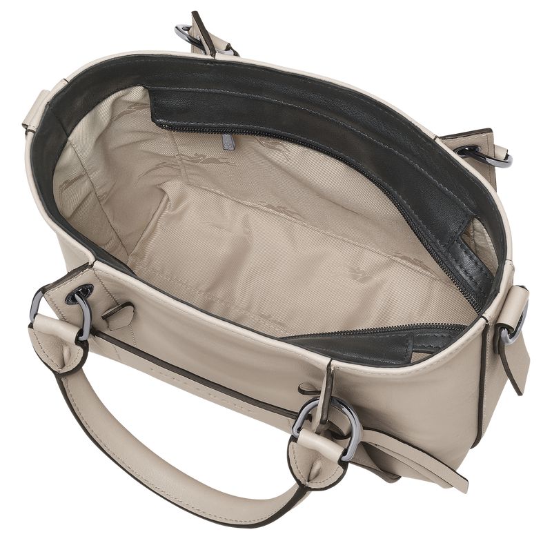 Beige Longchamp 3D S Women Handbag | US-547PZTGEM