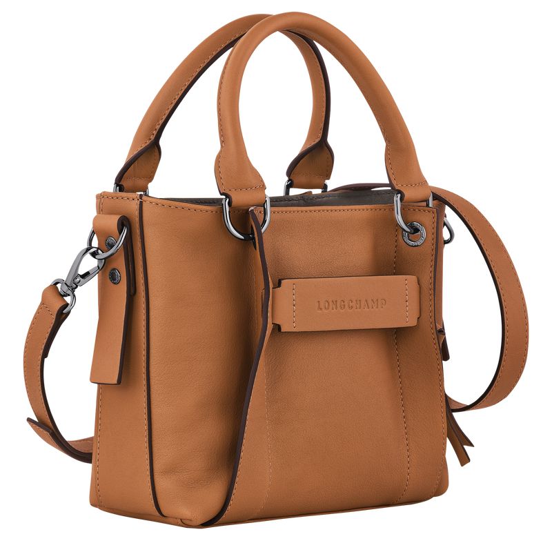 Beige Longchamp 3D S Women Handbag | US-958WFBUNS