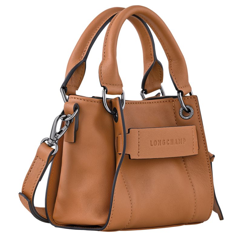 Beige Longchamp 3D Xs Women Handbag | US-698SEXAZT