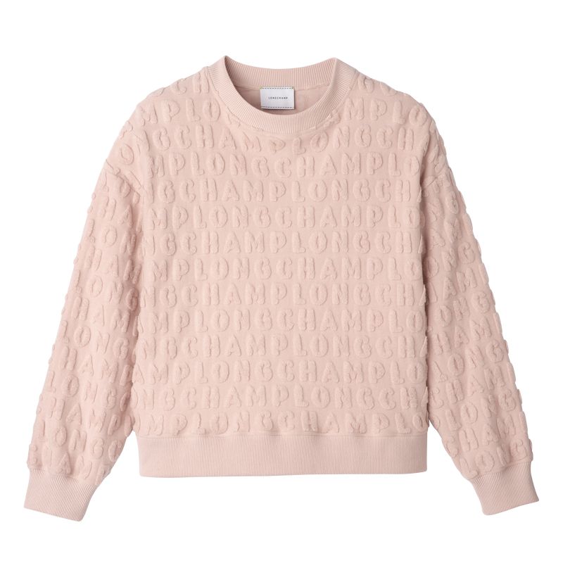Beige Longchamp Jersey Women Sweatshirt | US-079LXKYVJ