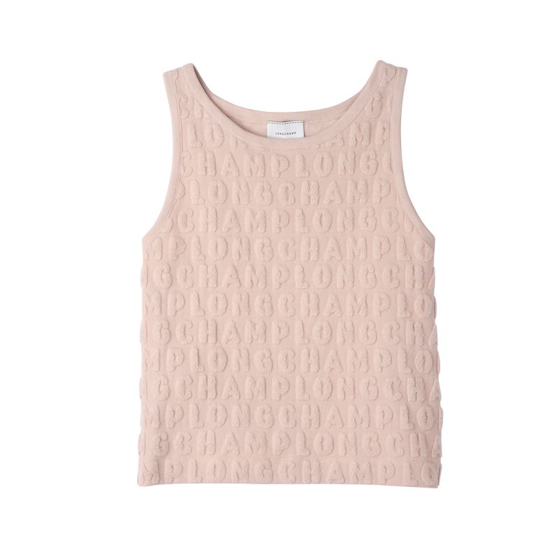 Beige Longchamp Jersey Women Top | US-541HWXROE