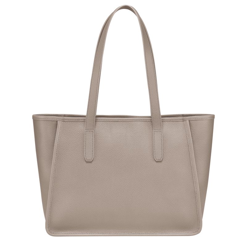 Beige Longchamp Le Foulonné L Women Tote Bag | US-456WHSMIB