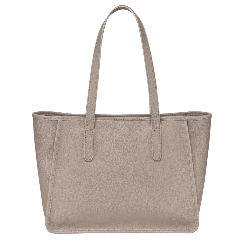 Beige Longchamp Le Foulonné L Women Tote Bag | US-456WHSMIB