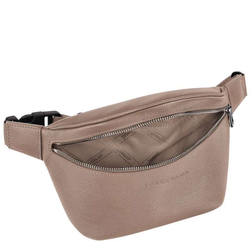 Beige Longchamp Le Foulonné M Men Belt Bag | US-761LIYUXA