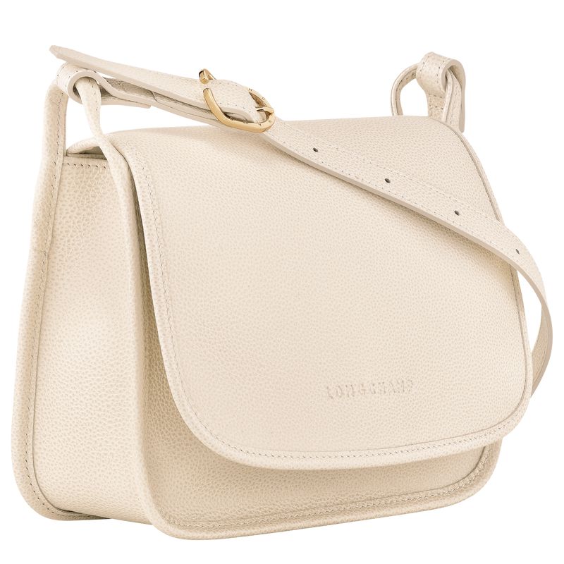 Beige Longchamp Le Foulonné M Women Crossbody Bag | US-019TYMEPW