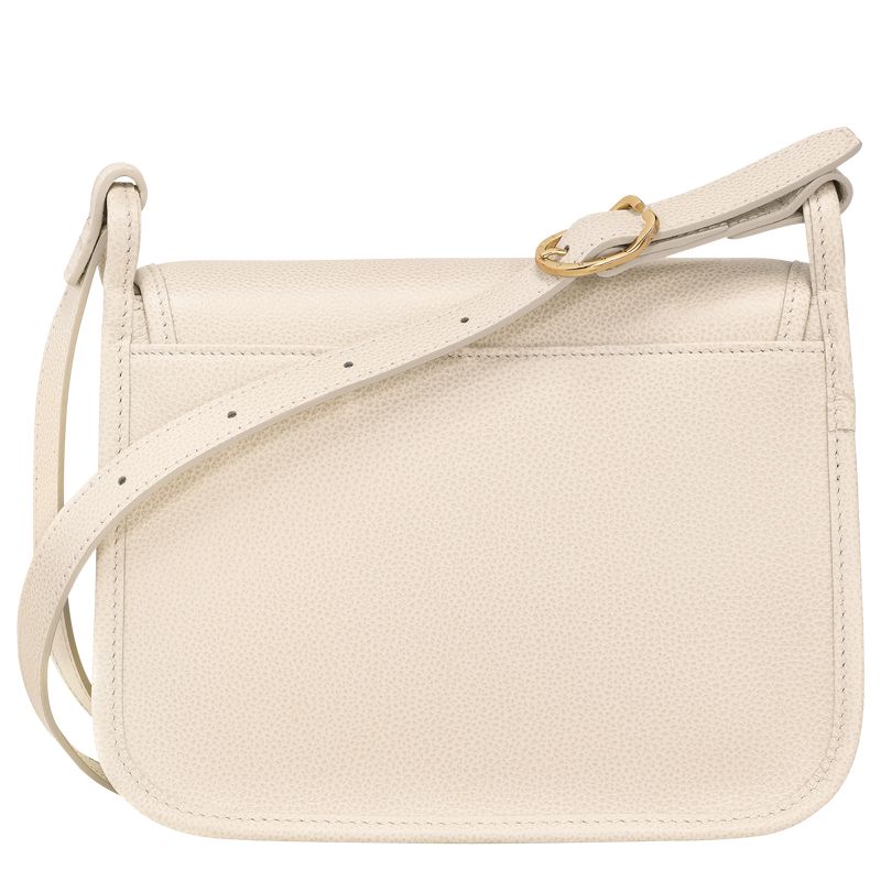 Beige Longchamp Le Foulonné M Women Crossbody Bag | US-019TYMEPW