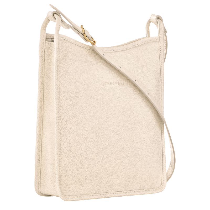 Beige Longchamp Le Foulonné M Women Crossbody Bag | US-945GIWRZD