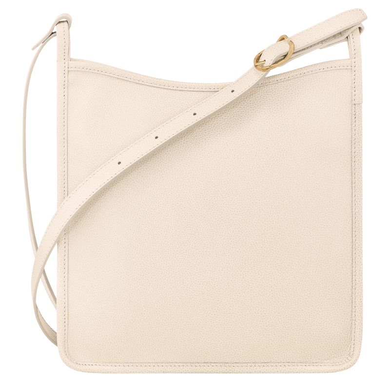 Beige Longchamp Le Foulonné M Women Crossbody Bag | US-945GIWRZD