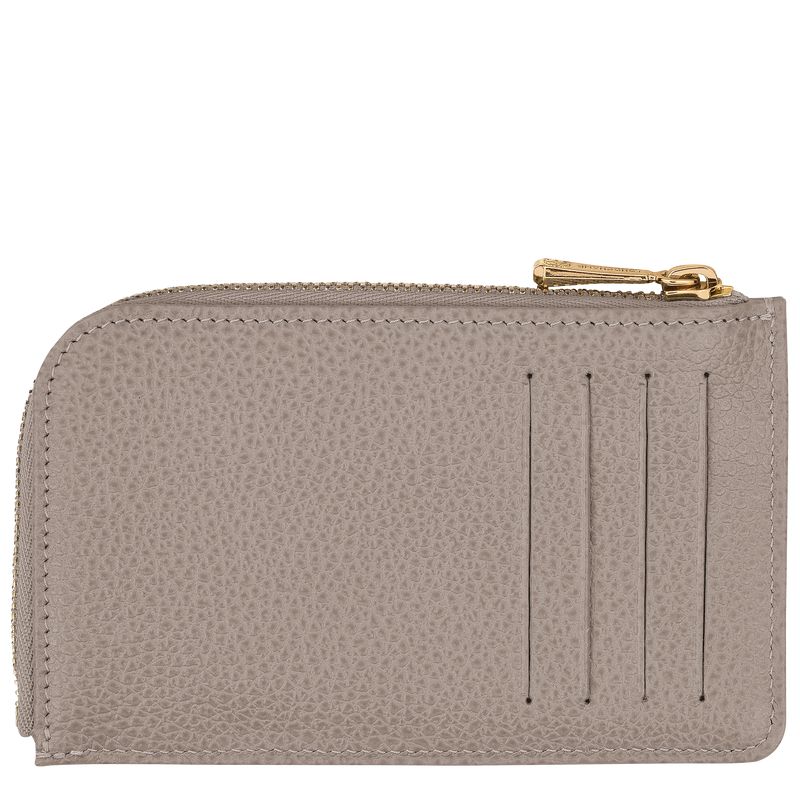Beige Longchamp Le Foulonné Men Card Holder | US-549ACIXDP