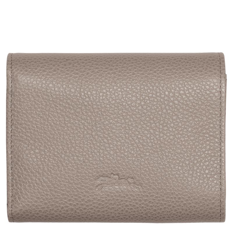 Beige Longchamp Le Foulonné Men Wallet | US-108VBCYJP