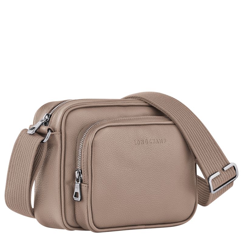 Beige Longchamp Le Foulonné S Camera Men Crossbody Bag | US-906ITEBYJ