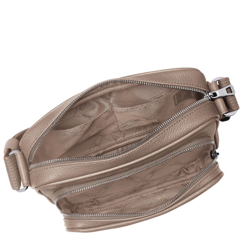 Beige Longchamp Le Foulonné S Camera Men Crossbody Bag | US-906ITEBYJ