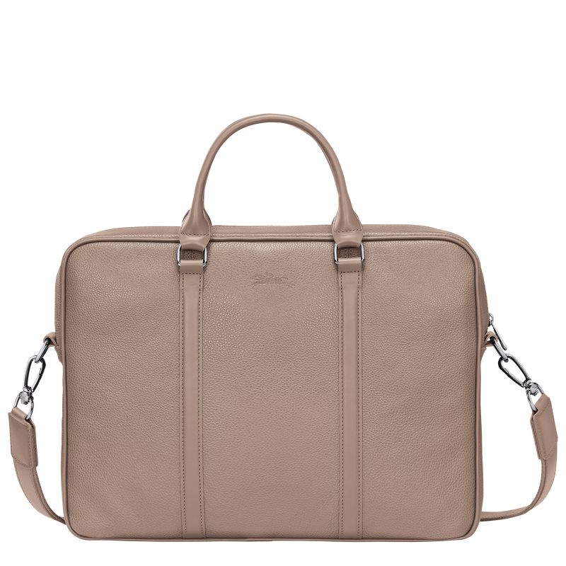 Beige Longchamp Le Foulonné Xs Men Briefcase | US-750YPHUME