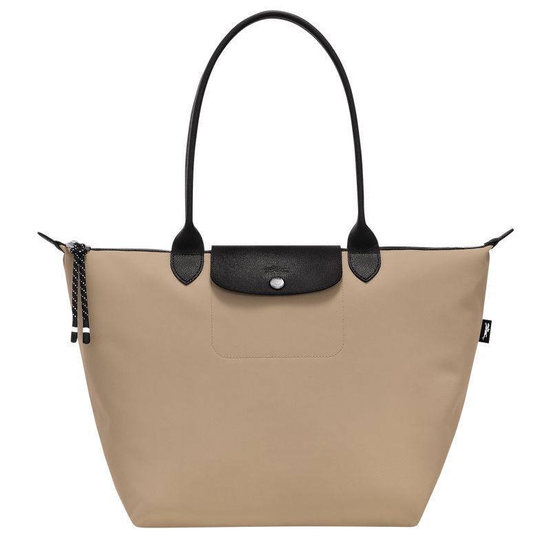 Beige Longchamp Le Pliage Energy L Women Tote Bag | US-253LGBUKA