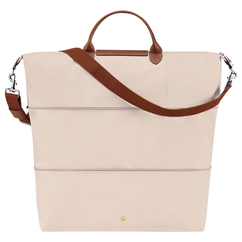 Beige Longchamp Le Pliage Original Expandable Men Travel Bag | US-597OLRHJW