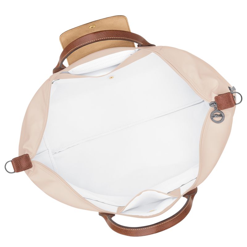 Beige Longchamp Le Pliage Original Expandable Men Travel Bag | US-597OLRHJW
