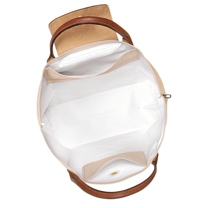 Beige Longchamp Le Pliage Original M Men Tote Bag | US-528QDLRKW