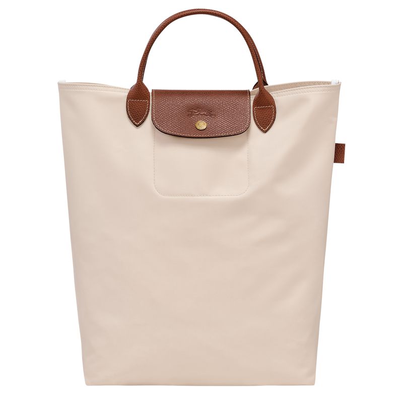 Beige Longchamp Le Pliage Original M Men Tote Bag | US-528QDLRKW