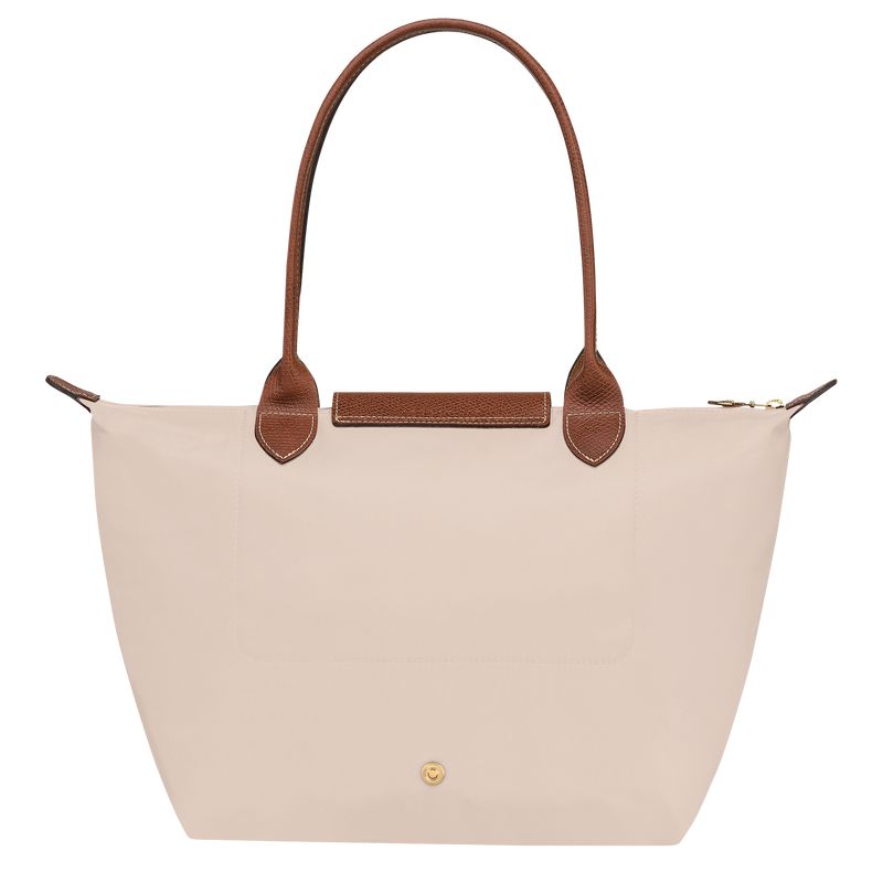 Beige Longchamp Le Pliage Original M Women Tote Bag | US-397GPOTUQ