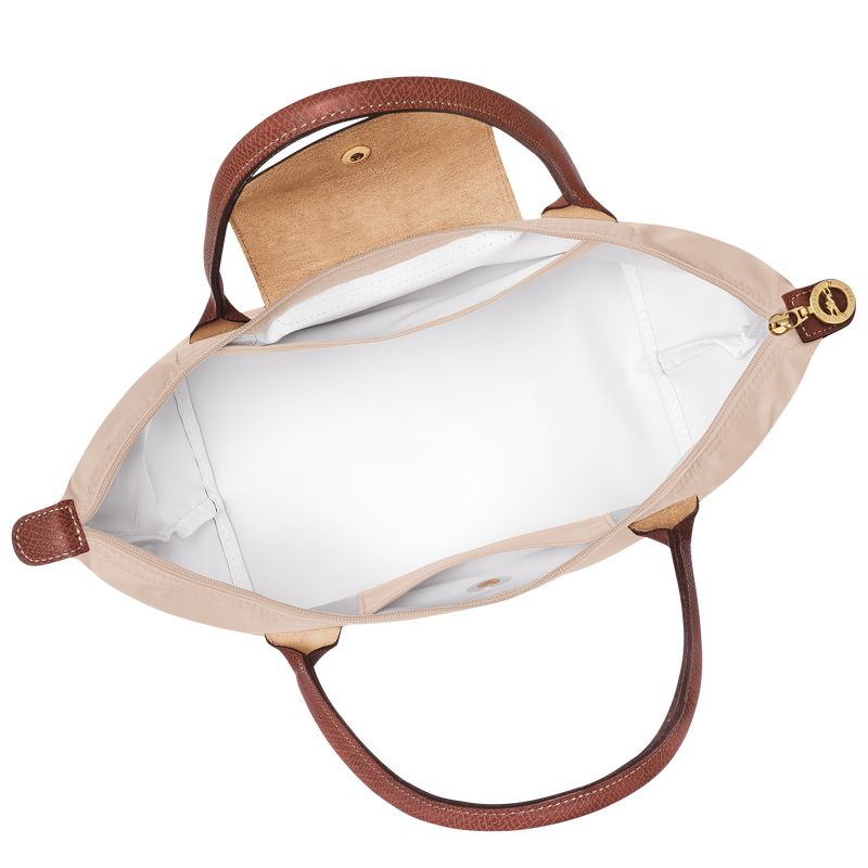 Beige Longchamp Le Pliage Original M Women Tote Bag | US-397GPOTUQ