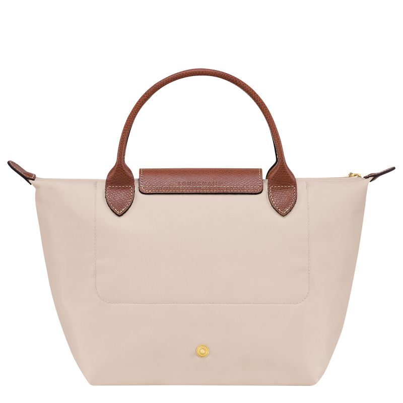 Beige Longchamp Le Pliage Original S Women Handbag | US-695IMFSHE