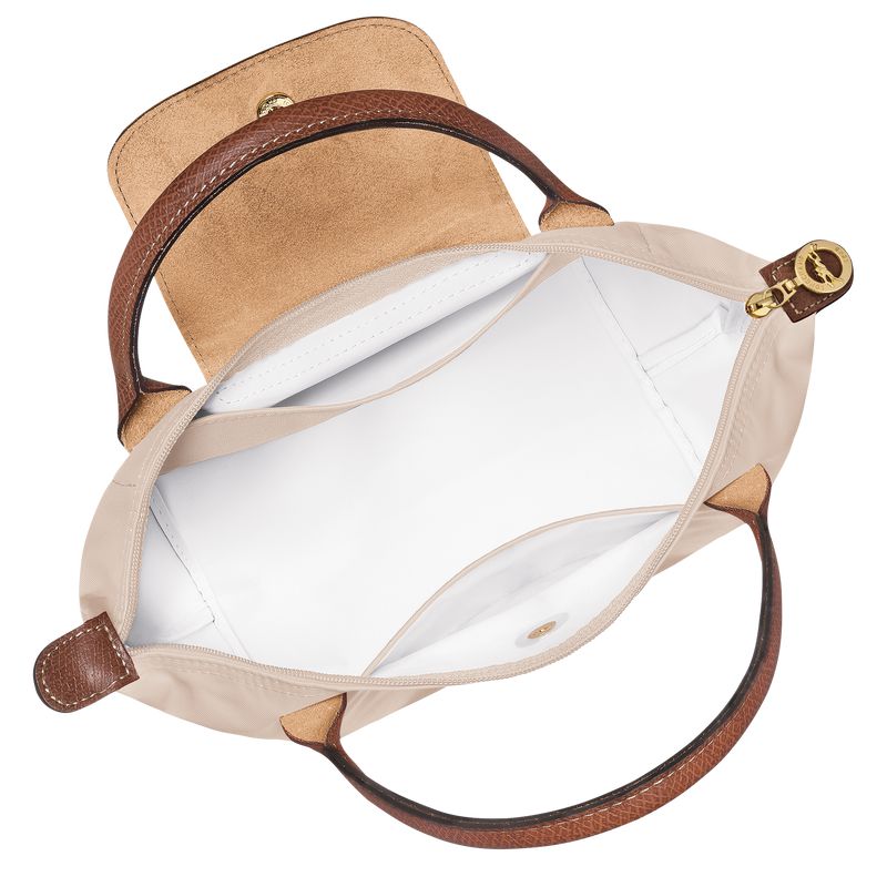 Beige Longchamp Le Pliage Original S Women Handbag | US-695IMFSHE