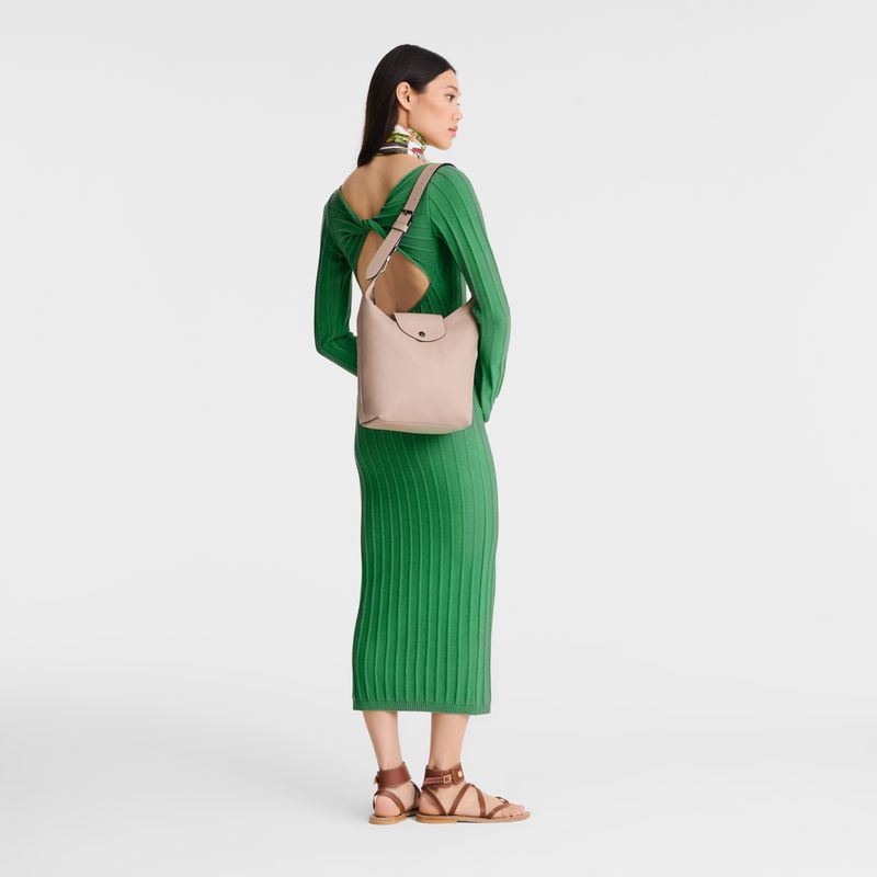 Beige Longchamp Le Pliage Xtra M Women Shoulder Bag | US-410BNMUHX