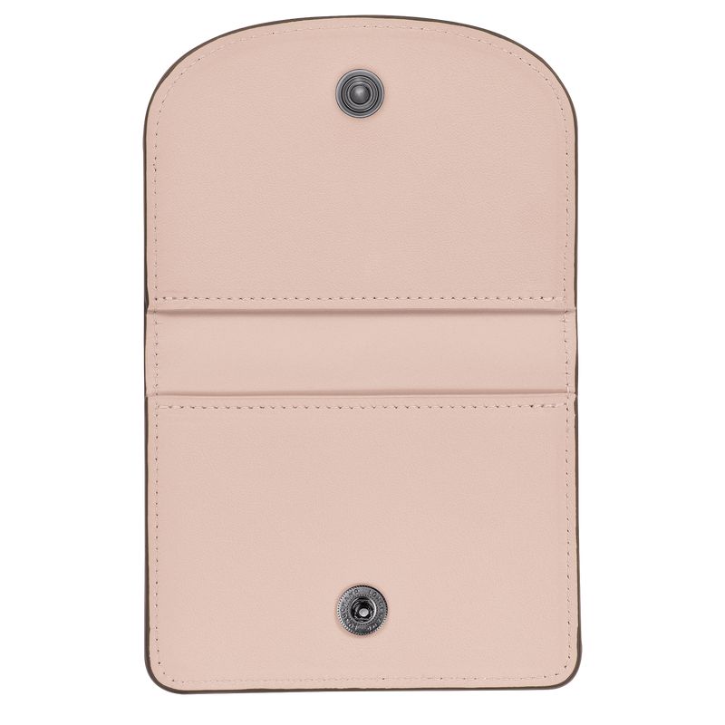 Beige Longchamp Le Pliage Xtra Men Card Holder | US-562KYDUCQ