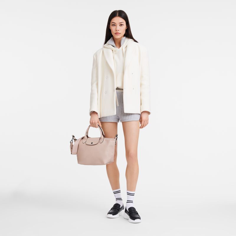 Beige Longchamp Le Pliage Xtra S Women Handbag | US-679ZNFPUO