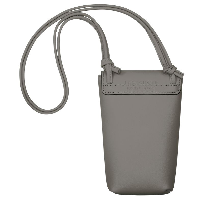 Beige Longchamp Le Pliage Xtra With Leather Lace Men Phone Case | US-932QLUYVE