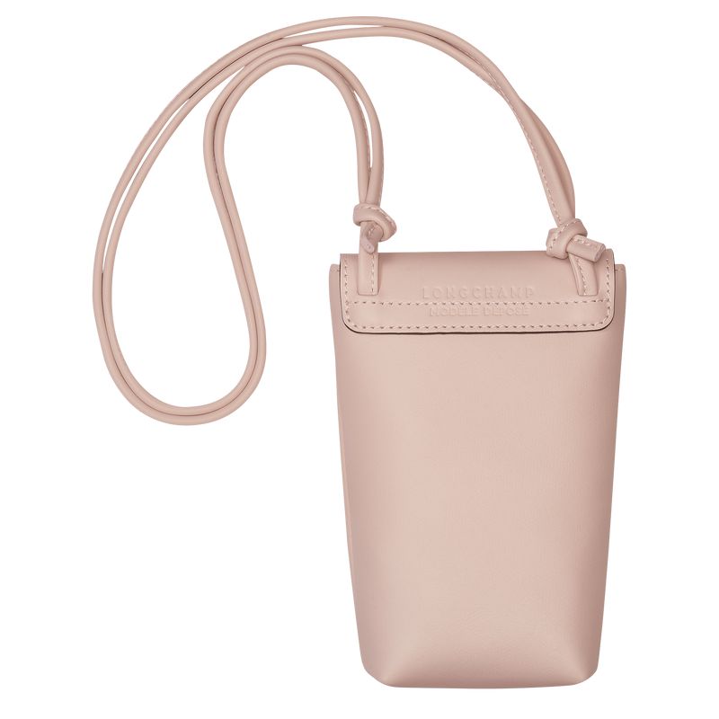 Beige Longchamp Le Pliage Xtra With Leather Lace Men Phone Case | US-764PAKJNQ