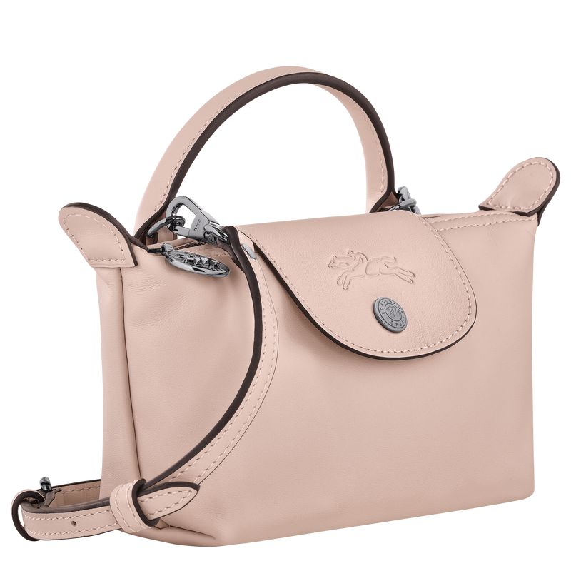 Beige Longchamp Le Pliage Xtra Xs Women Pouch | US-834XWSRZG