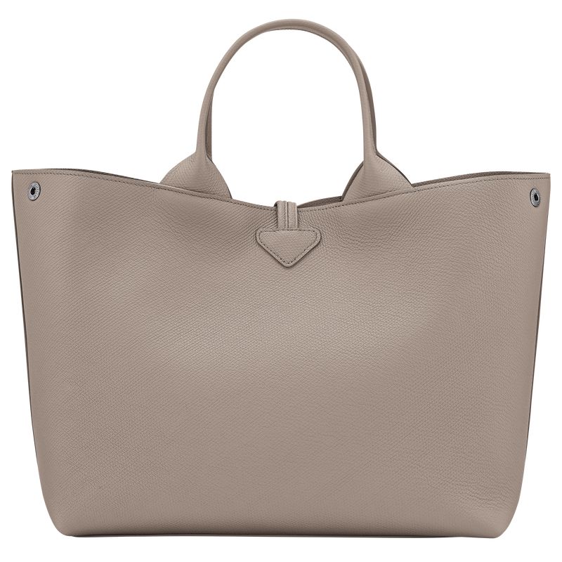 Beige Longchamp Le Roseau L Women Handbag | US-254EBFQTN