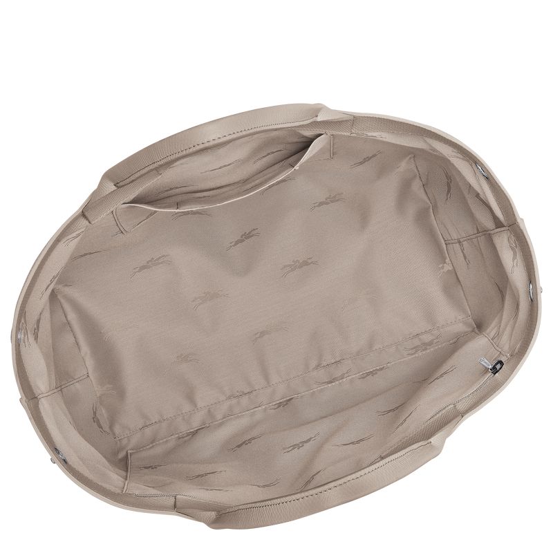 Beige Longchamp Le Roseau L Women Handbag | US-254EBFQTN