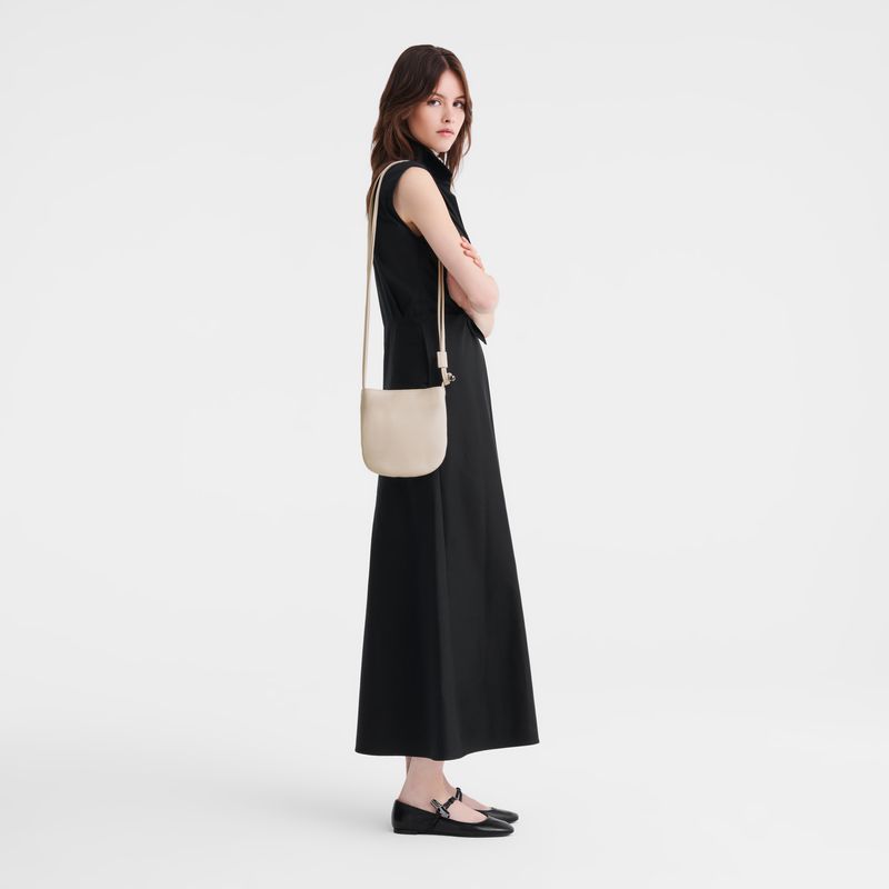 Beige Longchamp Le Roseau S Women Crossbody Bag | US-804TVNSED