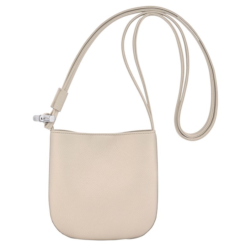 Beige Longchamp Le Roseau S Women Crossbody Bag | US-804TVNSED