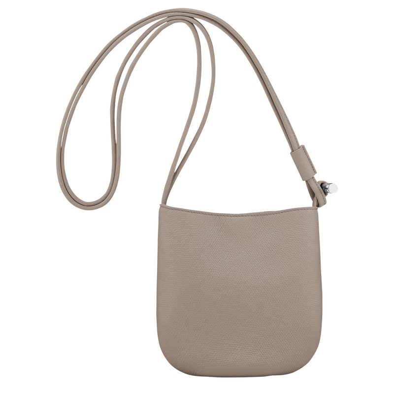 Beige Longchamp Le Roseau S Women Crossbody Bag | US-712DBRFSK
