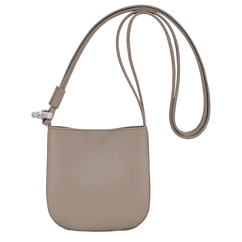 Beige Longchamp Le Roseau S Women Crossbody Bag | US-712DBRFSK
