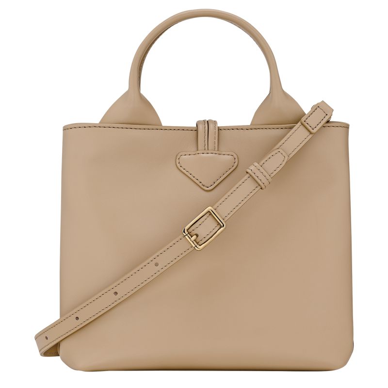Beige Longchamp Le Roseau S Women Handbag | US-169UHOBYP