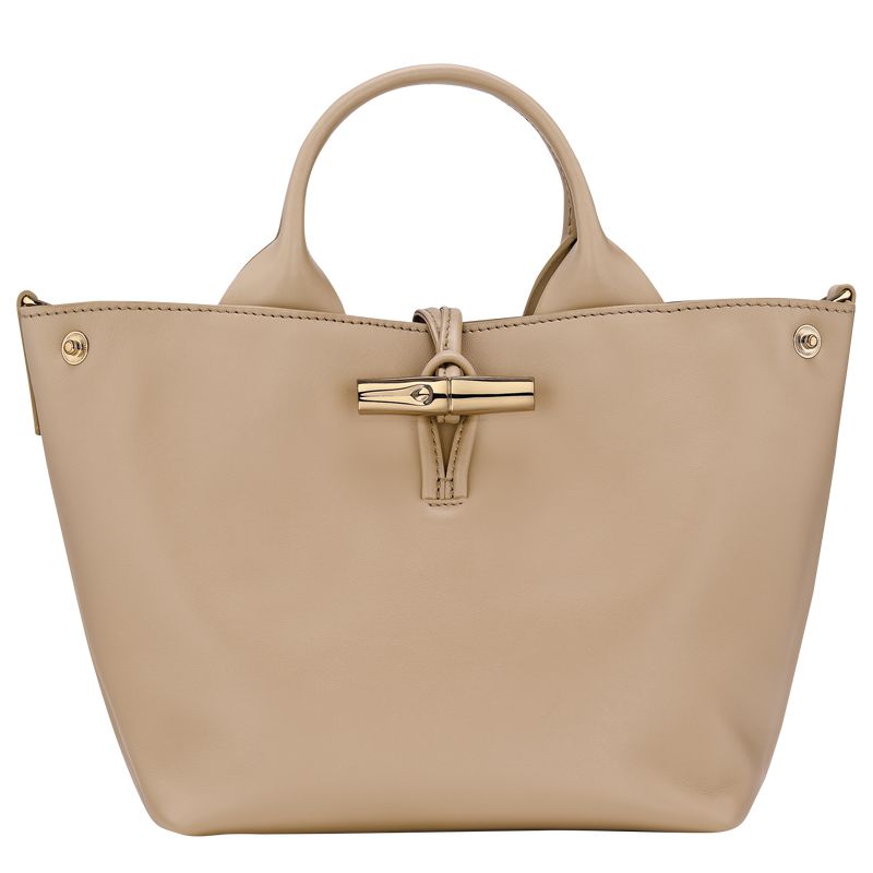 Beige Longchamp Le Roseau S Women Handbag | US-169UHOBYP