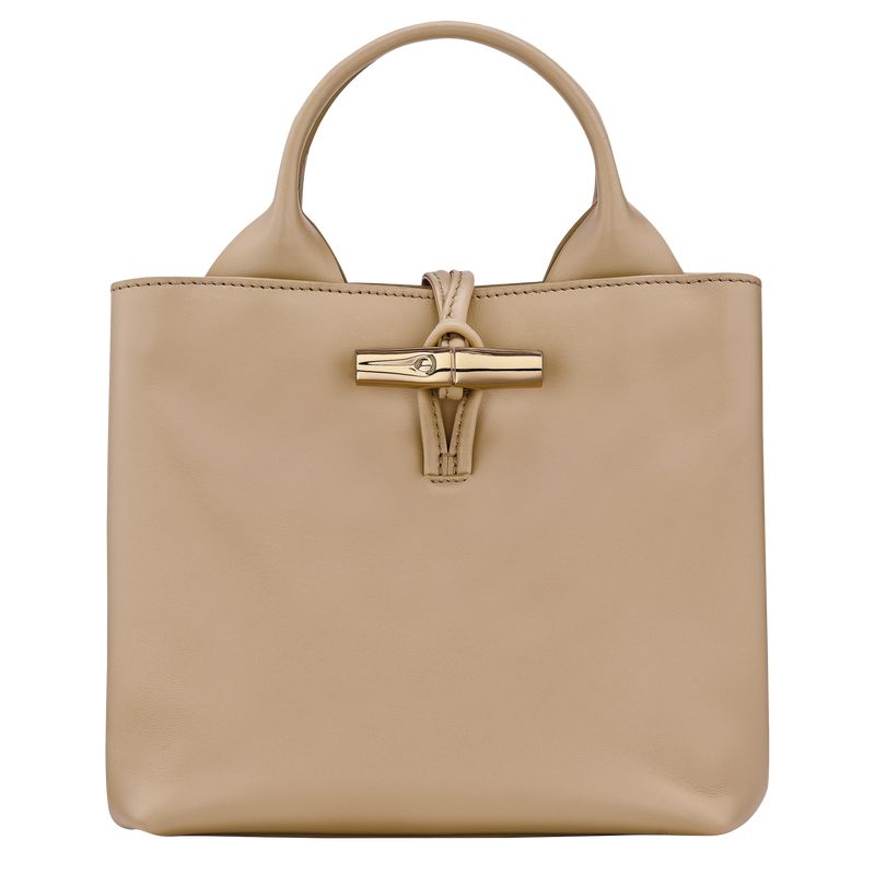 Beige Longchamp Le Roseau S Women Handbag | US-169UHOBYP