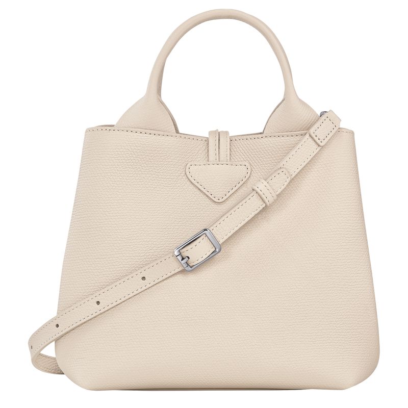 Beige Longchamp Le Roseau S Women Handbag | US-460MCIVAD